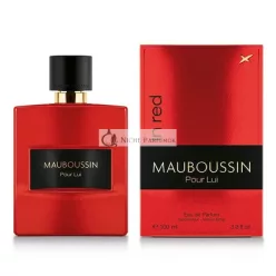   Mauboussin For Him In Red, 100ml Eau de Parfum Holz und Würzig