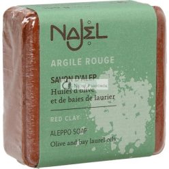 Najel Aleppo Szappan Vörös Agyaggal, 100g