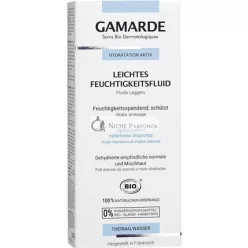   GAMARDE Bio-Kosmetik Leichte Feuchtigkeitscreme mit Aloe Vera und Hyaluronsäure für trockene Haut, 40ml