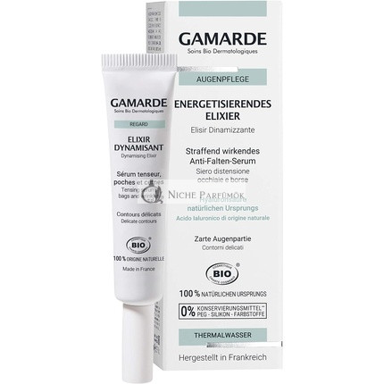 GAMARDE Bio-Kosmetik Energetisierendes Peeling Anti-Falten Serum mit Hyaluronsäure, 10ml