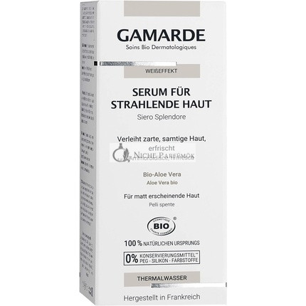 GAMARDE Bio-Kozmetikai Ragyogó Bőr Szérum Organikus Aloe Vera és Édesgyökér, 30ml