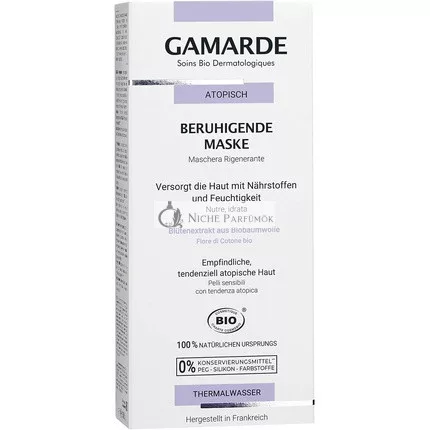 GAMARDE Bio-Kosmetik Beruhigende Maske Hypoallergen für Empfindliche Haut 40ml