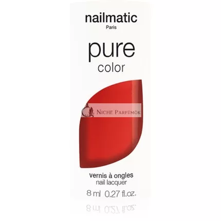 Nailmatic Pure Color Körömlakk - ELLA- Rouge Corail / Korallvörös, 8 ml