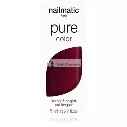 Nailmatic Pure Color Körömlakk - Grace-Rouge Noir / Fekete Vörös, 8 ml