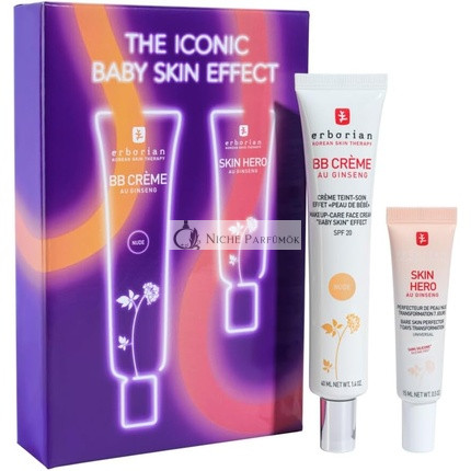 Erborian BB Creme Mit Ginseng Komplex, Baby Haut Effekt, 15ml + 40ml
