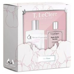   T Leclerc Coffret Parfum és Olaj Iris Blanc - Luxus Illat és Olaj Ajándékcsomag
