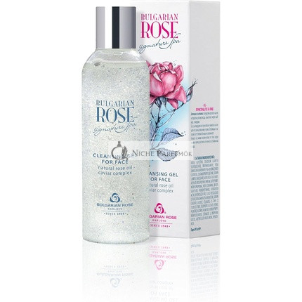 Bulgarische Rose Signature Spa Reinigungs-Gel mit Rosenöl und schwarzem Kaviar 200ml