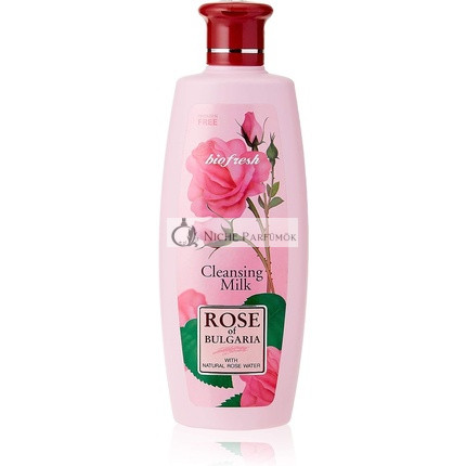 Biofresh Rosenmilch aus Bulgarien mit 100% natürlichem Rosenwasser 330ml