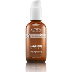   Alteya Organics Luminous Rose Cleanser - 120ml Glas Hybrid-Gesichtsreiniger mit Rosenöl - Für Alle Hauttypen
