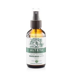 Alteya Organic Weißes Rosenwasser Spray Glasflasche, 120ml