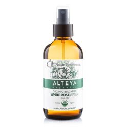 Alteya Bio Weiße Rosenwasser Spray Glasflasche 240ml,