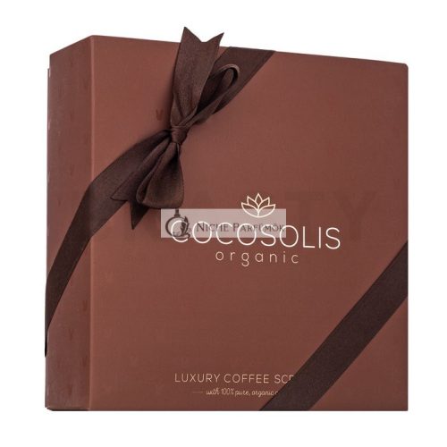 COCOSOLIS Luxury Coffee Scrub Box ajándékszett hámló hatású