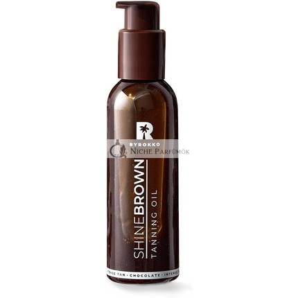 BYROKKO Shine Braune Schokolade Bräunungsöl 145ml Super Schnelle Bräunung Öl für Sonnenbaden und Solarium, Einzigartiger Sommer Schokoladenduft