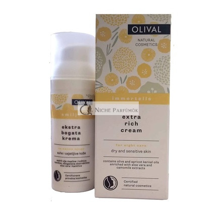 Gazdag Éjszakai Krém Immortelle Olajjal, 50ml