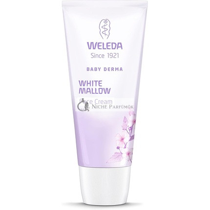 Weleda Baby Weißmalve Gesichtscreme gegen Rötungen und Ekzem, 50ml
