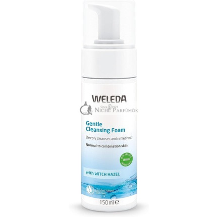 Weleda Bio Sanfte Reinigungsschaum Natürlicher Gesichtsreiniger für die Tiefenreinigung der Poren, 150ml