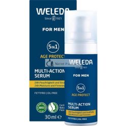   WELEDA Bio FOR MEN 5in1 Multi Action Serum Anti Aging Men's Face Care Concentrate, 30ml