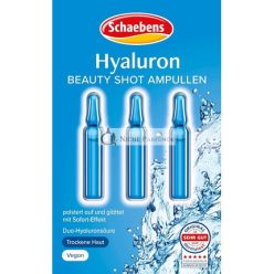   Schaebens Hyaluron Szépség Ampullák Duo Hyaluronsavval, Hipoallergén és Vegán