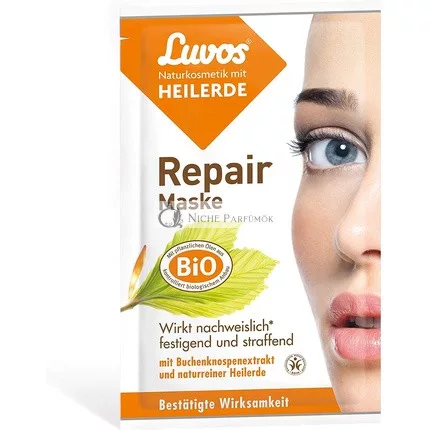 Luvos Creme Maske Reparaturmaske Tiefenreinigung Sofortwirkung 2 x 7,5ml