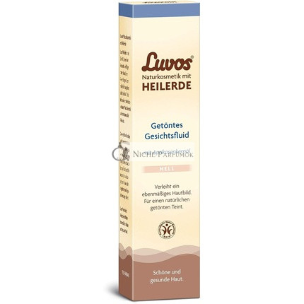 LUVOS Természetes Kozmetikai Színezett Arcfolyadék Világos, 50ml