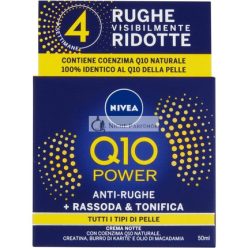Nivea Q10 Plus Ránctalanító Éjszakai Krém, 50 ml