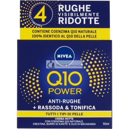 Nivea Q10 Plus Ránctalanító Éjszakai Krém, 50 ml
