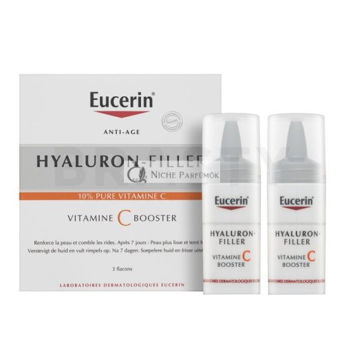 Eucerin Hyaluron-Filler Vitamine C Booster Öregedésgátló szérum C-Vitaminnal 3 x 8 ml