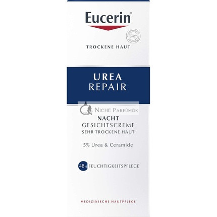 Eucerin Urea Repair 5% Éjszakai Arckrém, 50 ml