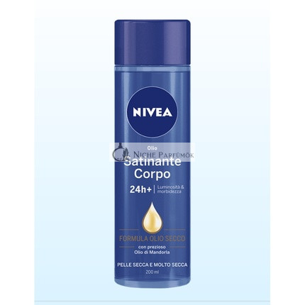 Nivea Satin Body Oil nagyon száraz bőrre, 200 ml