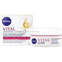   Nivea Vital Anti-ránc Extra Gazdag Nappali Krém SPF 30, 50 Ml