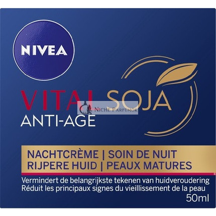 Nivea Vital Soy Anti-Age - Éjszakai Krém, 50 ml