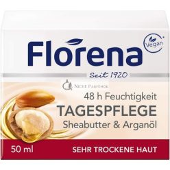 Florena Nappali Krém Shea Vajjal és Argán Olajjal, 50ml