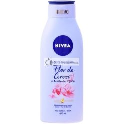   Nivea Testápoló Olaj Cseresznye Virág és Jojoba Olaj, 400ml