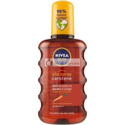   Nivea Napozó Karotén Olaj Spray Mélybarnító Bőrhidratáló, 200ml