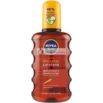 Nivea Napozó Karotén Olaj Spray Mélybarnító Bőrhidratáló, 200ml