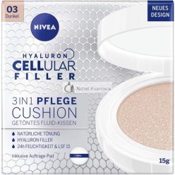   Nivea 3-in-1 Anti-Age Pflegekissen für natürliche Tönung und Feuchtigkeit, dunkler Hauttyp