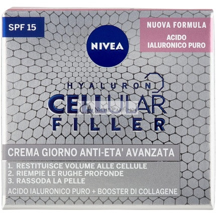 Hyaluron Sejtkitöltő Nappali Krém Nivea SPF15, 50ml
