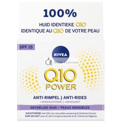 Nivea Q10 Power Érzékeny Nappali Krém SPF 15, 50ml