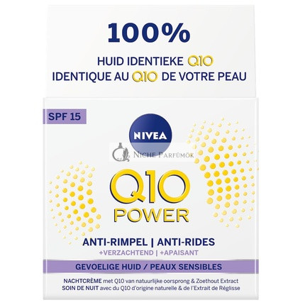 Nivea Q10 Power Érzékeny Nappali Krém SPF 15, 50ml