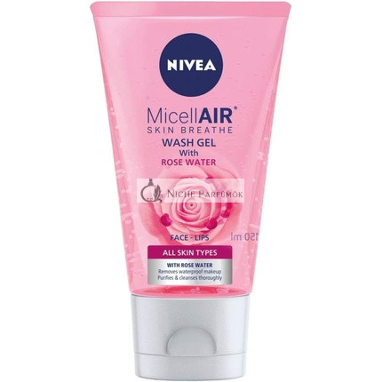 Nivea MicellAIR Micellás Rózsa Víz Tisztító Gél, 150 g
