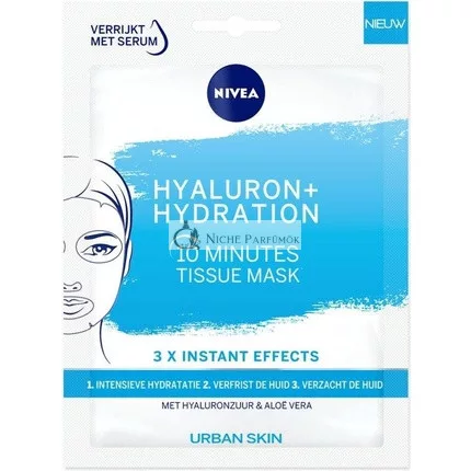 Nivea Urban Skin - Hyaluron & Feuchtigkeitstuchmaske
