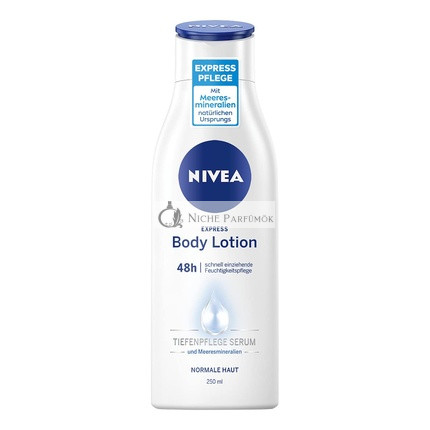 NIVEA Express Testápoló Lotion 250ml Természetes Tengeri Ásványokkal