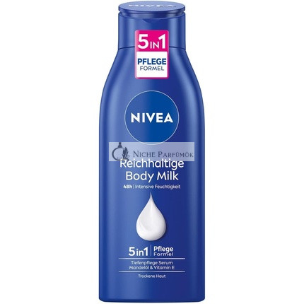 Nivea Testápoló Tej 5in1 Ápoló Formula, 400ml
