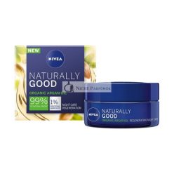 Nivea Természetesen Jó Regeneráló Éjszakai Krém, 50ml