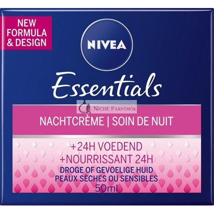 Nivea Essentials Reparáló Krém Száraz vagy Érzékeny Bőrre - 50ml