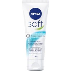   NIVEA Soft Frissítő Hidratáló Krém, 75ml Vitamin E és Jojoba Olajjal