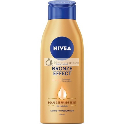 Nivea Önbarnító Krém - Bronz Hatású Testápoló - Világos és Közepes Bőrtónus - 400ml