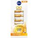 NIVEA Q10 Energie Anti-Falten 7-Tage-Creme 7 Ampullen Gesichtsbehandlung mit 100% hautidentischem Q10, Vitamin C und Vitamin E, Sichtbare Reduktion von Falten und müder Haut