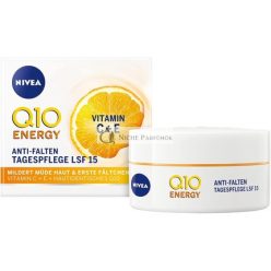   Nivea Q10 Energiával Teli Ránctalanító Nappali Krém SPF 15, 50ml
