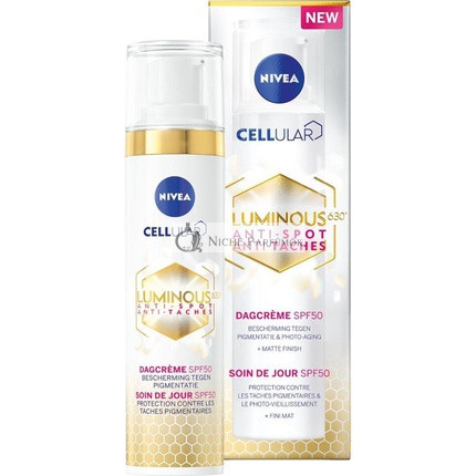 Nivea Cellular Luminous Anti-Pigment Folyékony Krém SPF50, 40ml